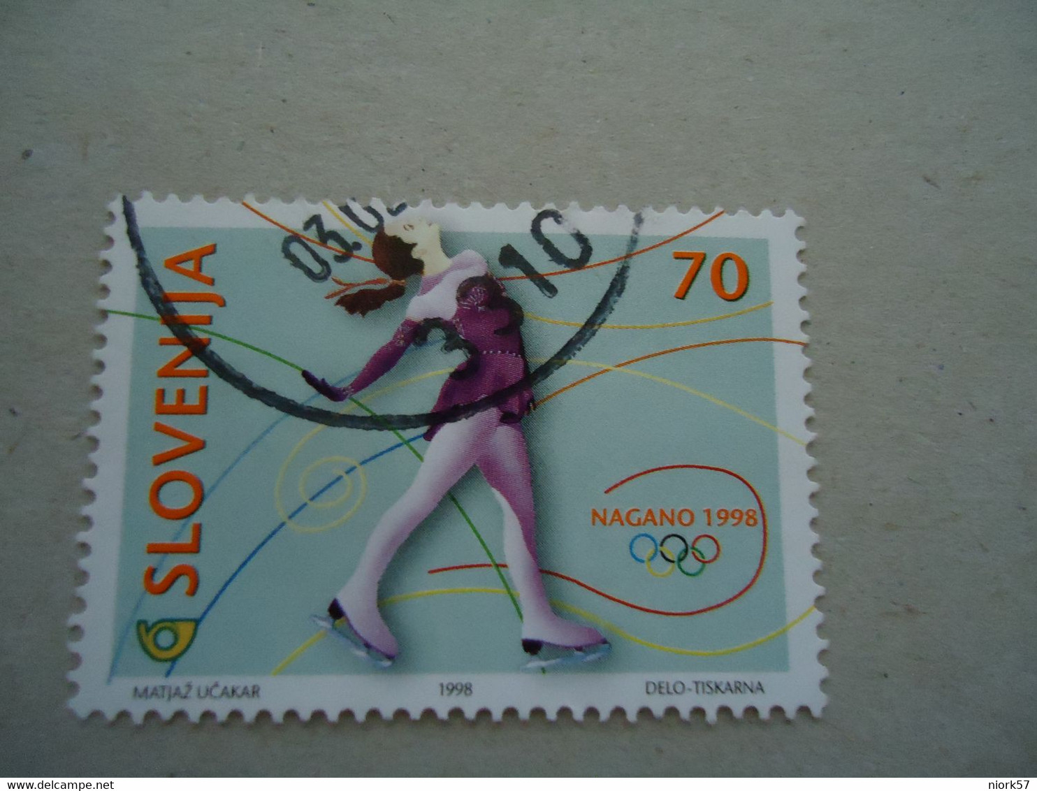 SLOVENIA USED   STAMPS  OLYMPIC  GAMES NAGANO 1998 - Winter 1998: Nagano