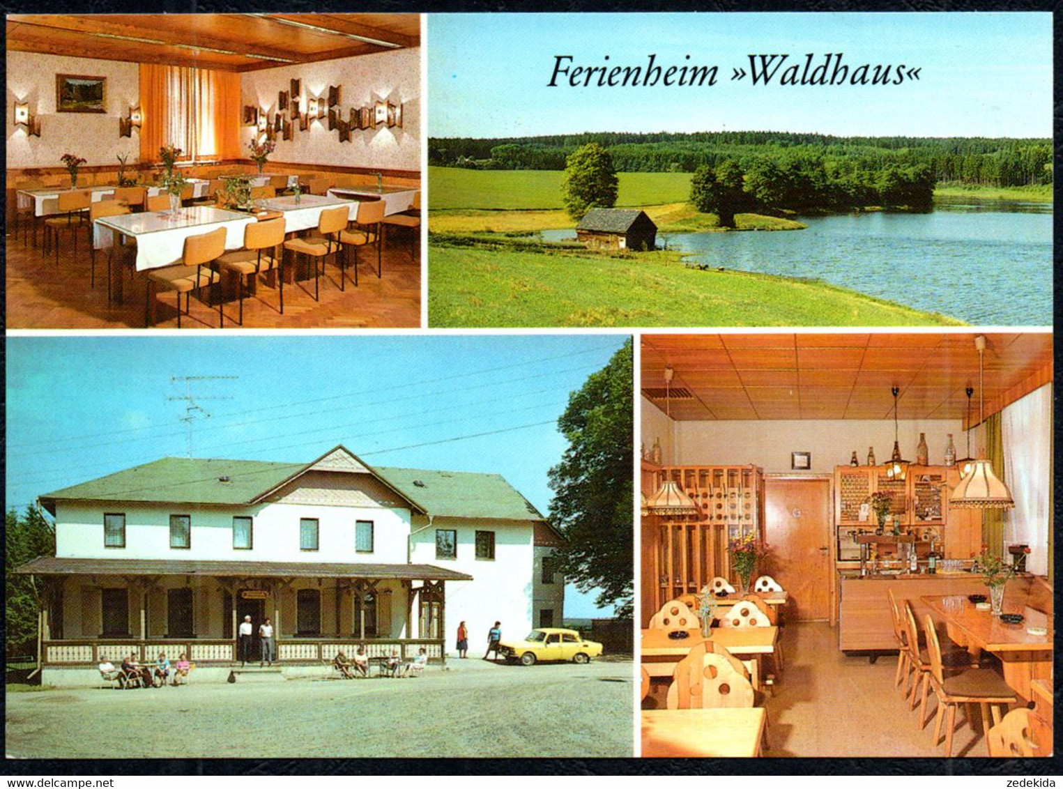 F7887 - TOP Langenbuch Ferienheim Waldhaus VEB Stahl Und Hartgußwerk Bösdorf - Bild Und Heimat Reichenbach - Schleiz