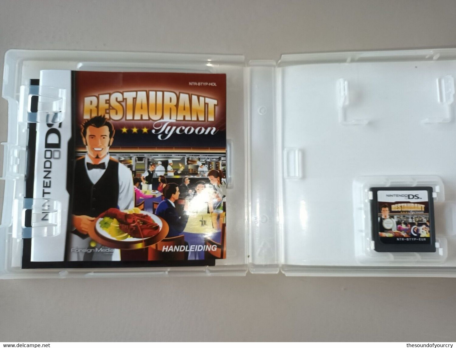 Game Nintendo Ds  Restaurant Tycoon - Nintendo DS