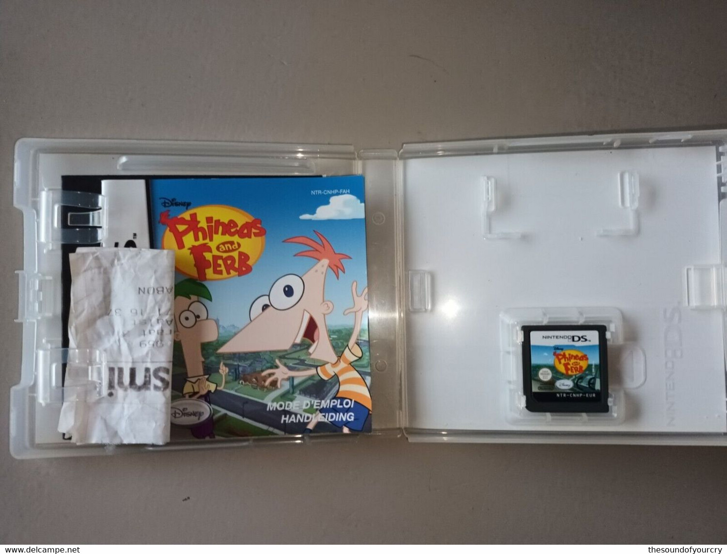 Game Nintendo Ds  Phinas And Ferb - Nintendo DS