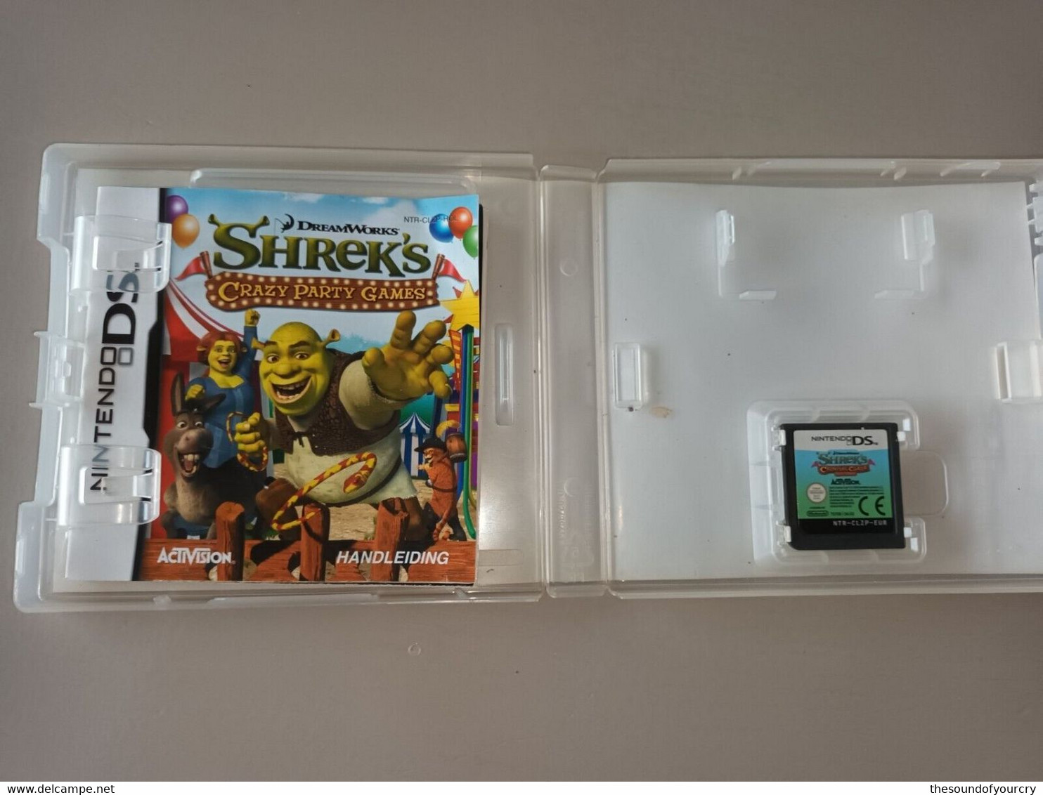 Game Nintendo Ds  Shreks Grazy Party Games - Nintendo DS