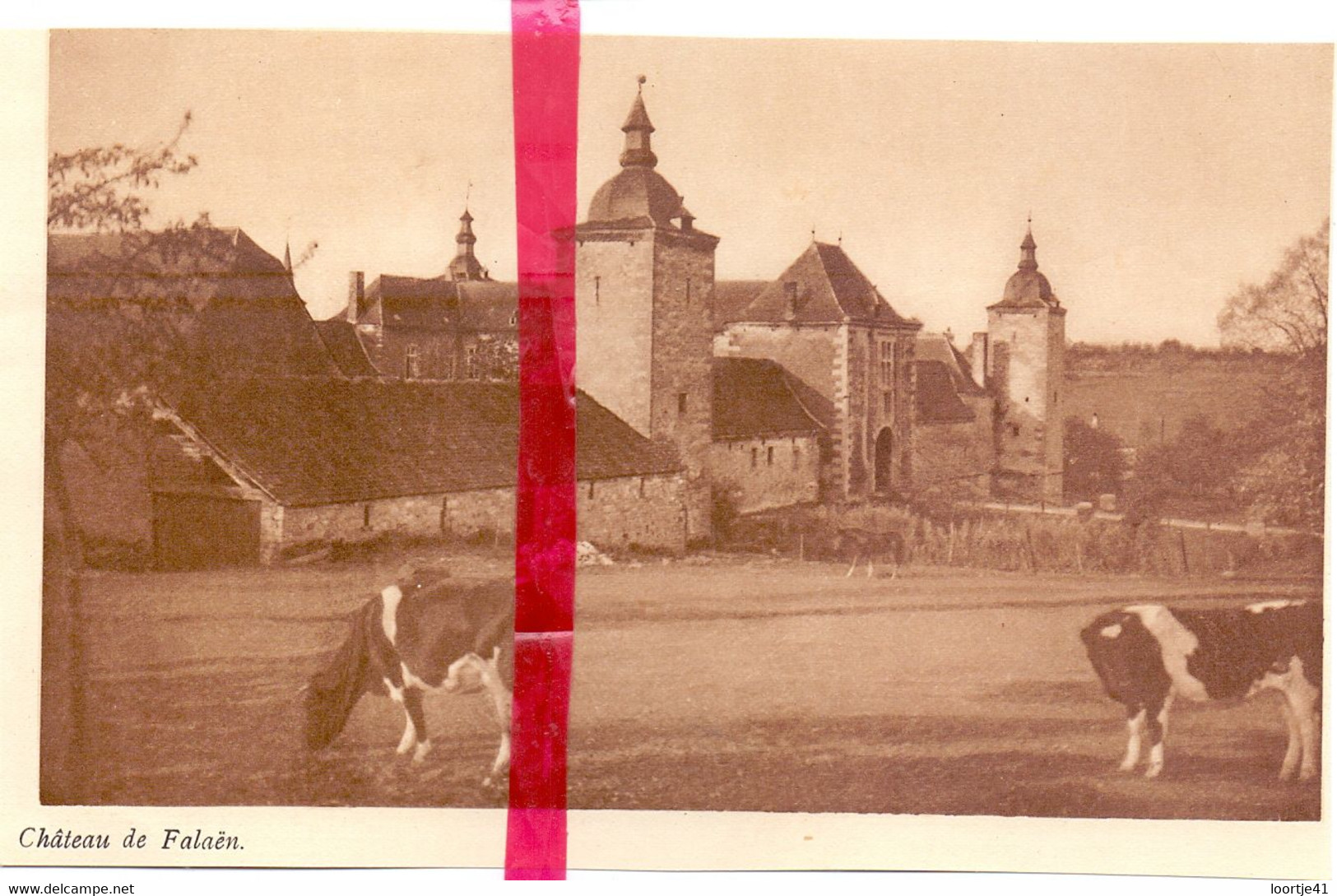 Falaën - Kasteel , Chateau - Orig. Knipsel Coupure Tijdschrift Magazine - 1928 - Ohne Zuordnung