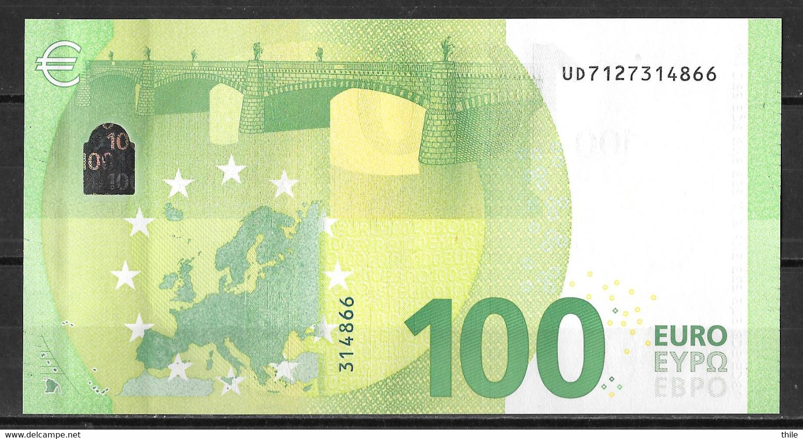 FRANCE - 100 € - UD - U005 F5 - UNC - 100 Euro
