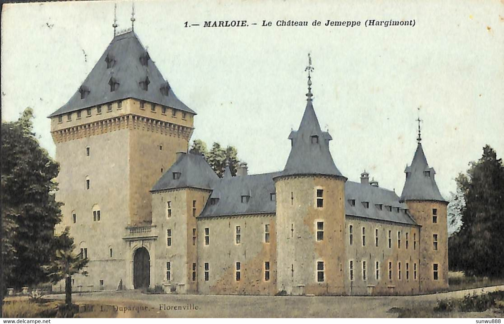 Marloie - Le Château De Jemeppe (Hargimont) Colorisée - Marche-en-Famenne