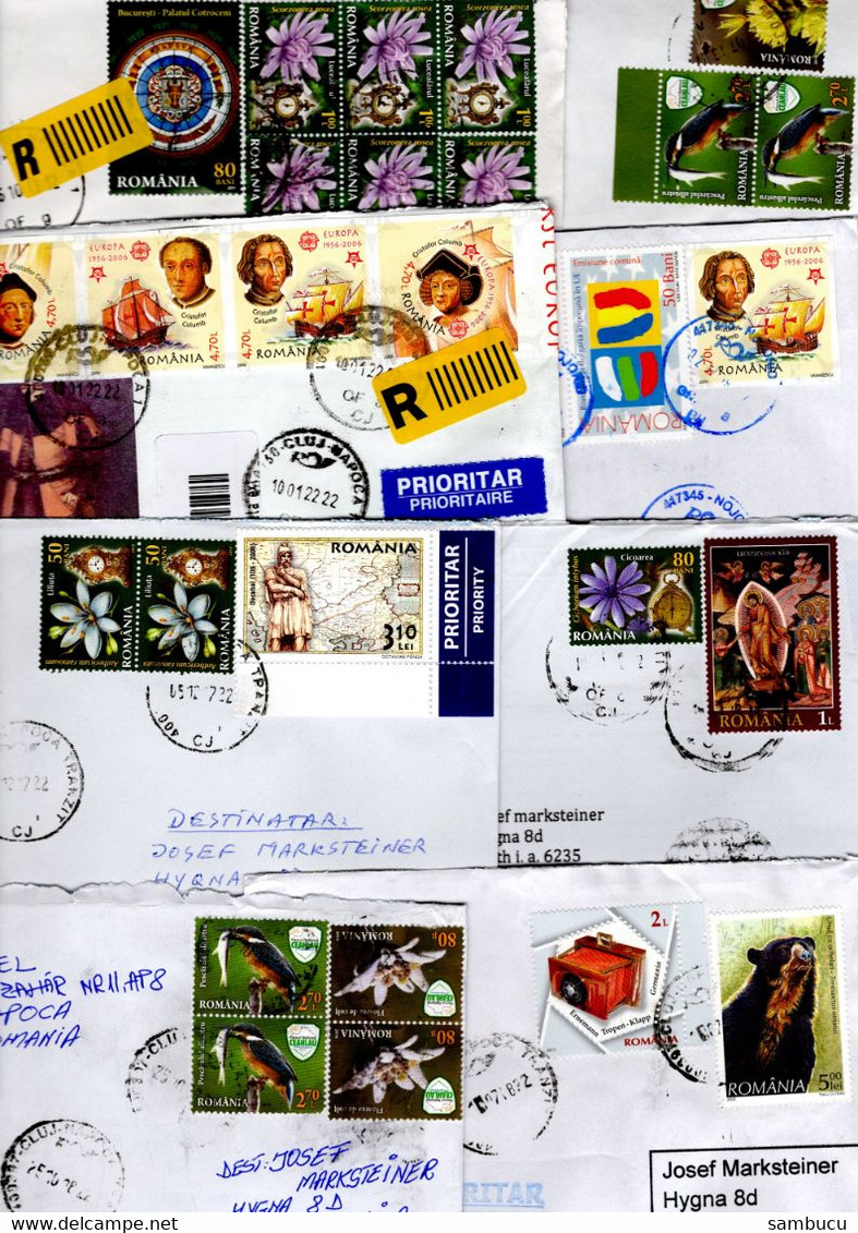 Rumänien 12 Stück Briefe Neu - Brieven En Documenten
