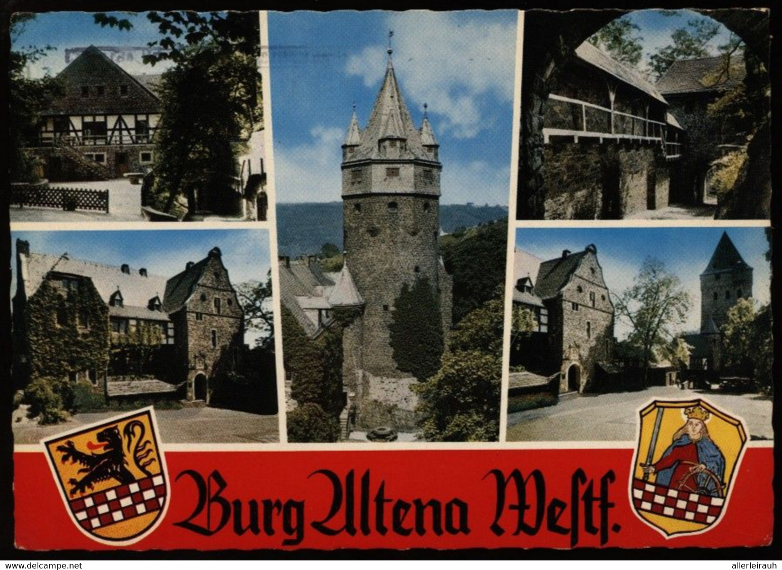 Burg Altena - Museum Grafschaft Mark - Schmiedemuseum - Drahtmuseum -  1971 Gelaufen Werbestempel Verkehr - Altena