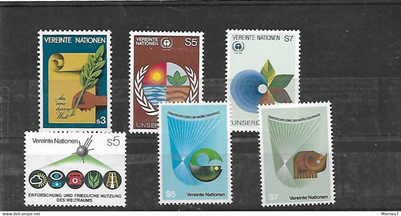 Nations Unies - ONU - Vienne - Année 1982 Complète - Yvert 23 - 28 Neufs ** - - Ongebruikt