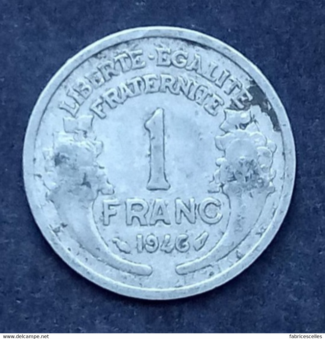 1 Franc Morlon Aluminium 1946 - 1 Franc