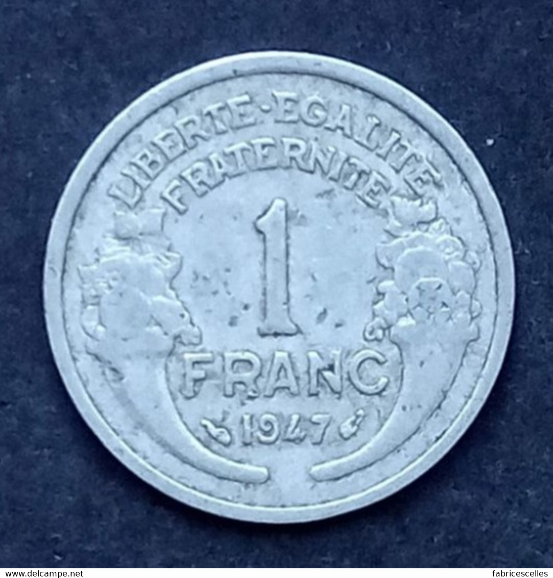 1 Franc Morlon Aluminium 1947 - 1 Franc