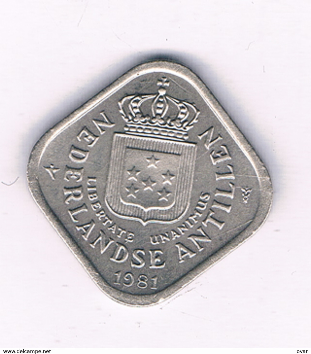 5 CENTS 1981  NEDERLANDSE ANTILLEN /14249/ - Antillas Neerlandesas