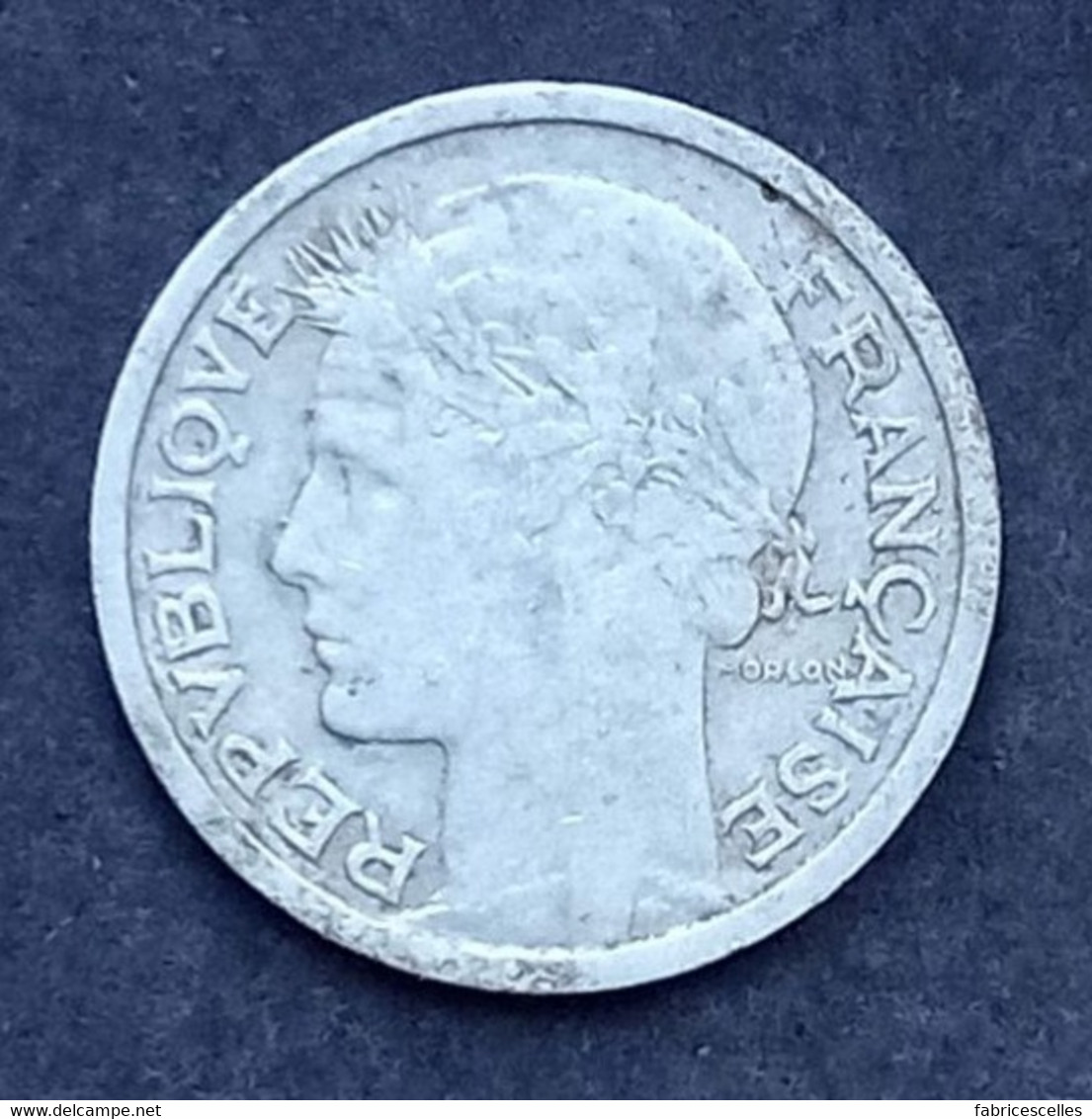 1 Franc Morlon Aluminium 1949 B - 1 Franc