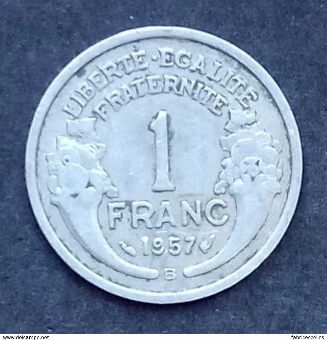 1 Franc Morlon Aluminium 1957 B - 1 Franc