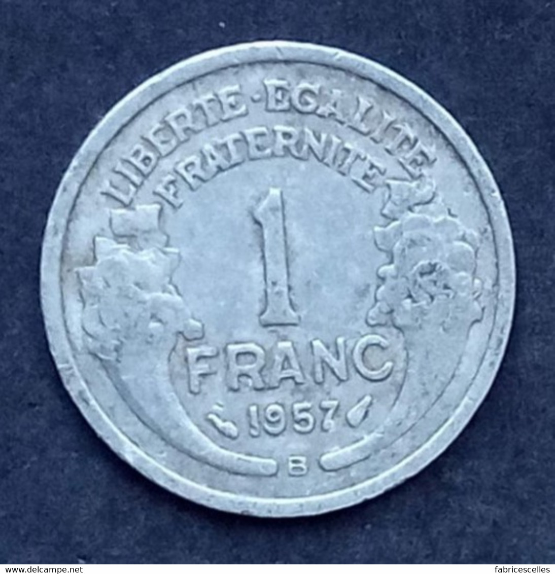 1 Franc Morlon Aluminium 1957 B - 1 Franc
