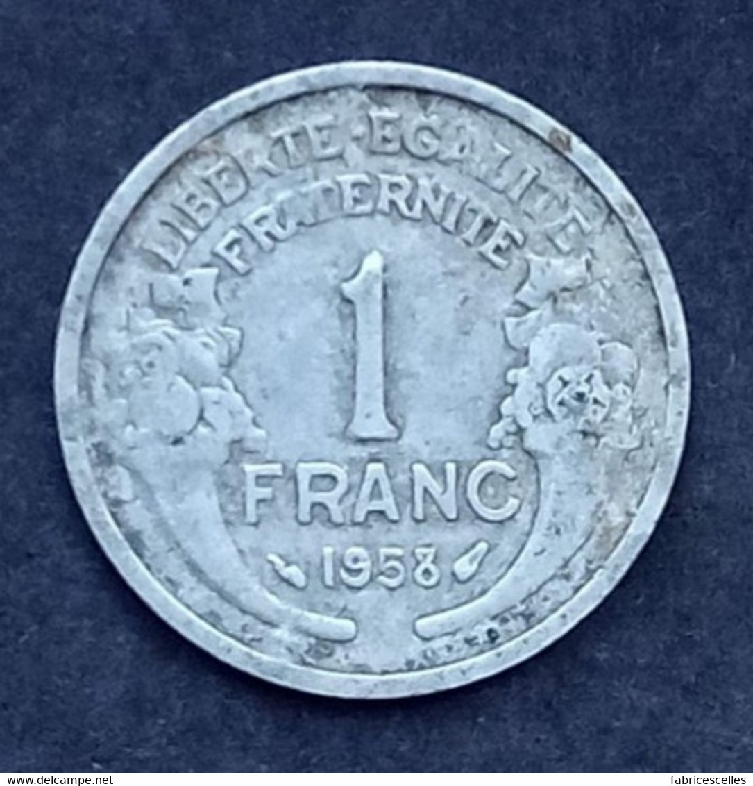 1 Franc Morlon Aluminium 1958 - 1 Franc