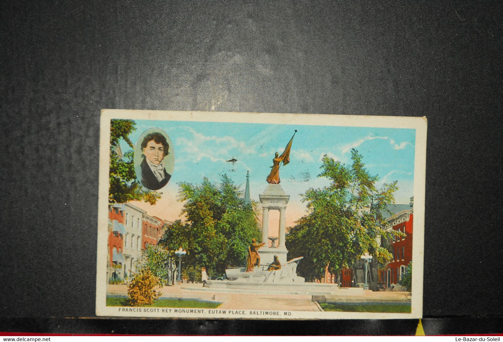 CP,  USA,  Francis Scott Key Monument Eutaw Place Baltimore Maryland - Baltimore