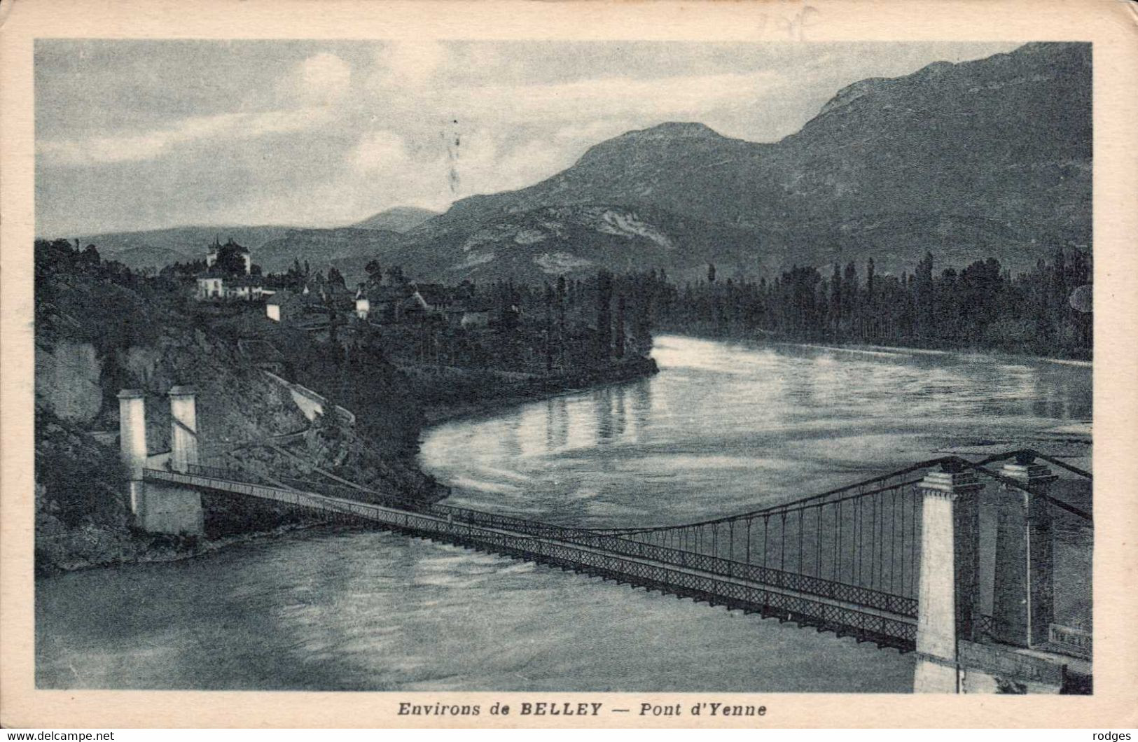 Dep 01 , Cpa  Environs De BELLEY , Pont D'Yenne (10949) - Belley