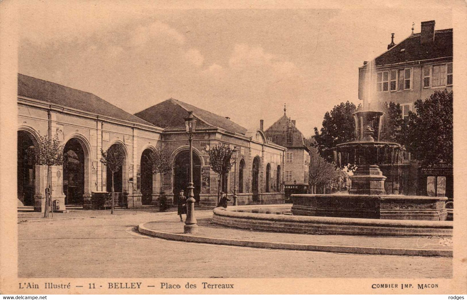 Dep 01 , Cpa   BELLEY , 11 , Place Des Terreaux (10967) - Belley