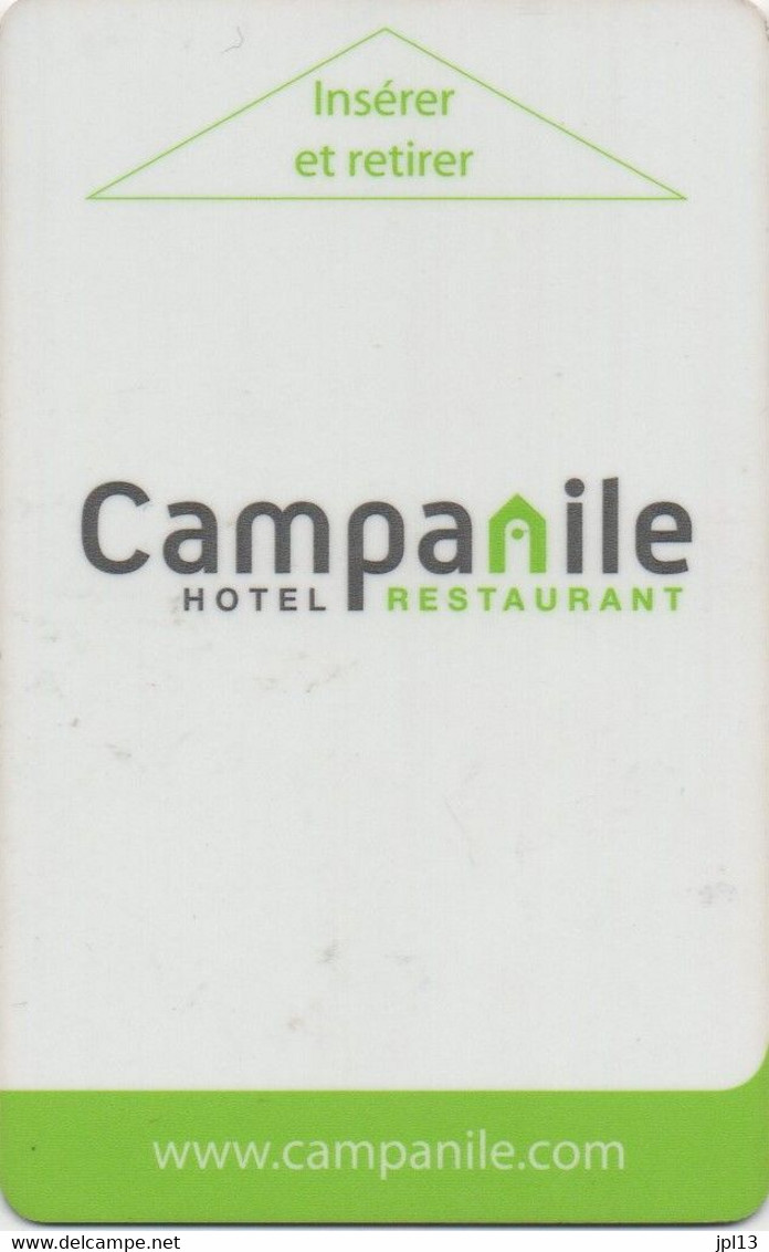 Clef D'hôtel - France - Hôtel Campanille - Hotel Key Cards