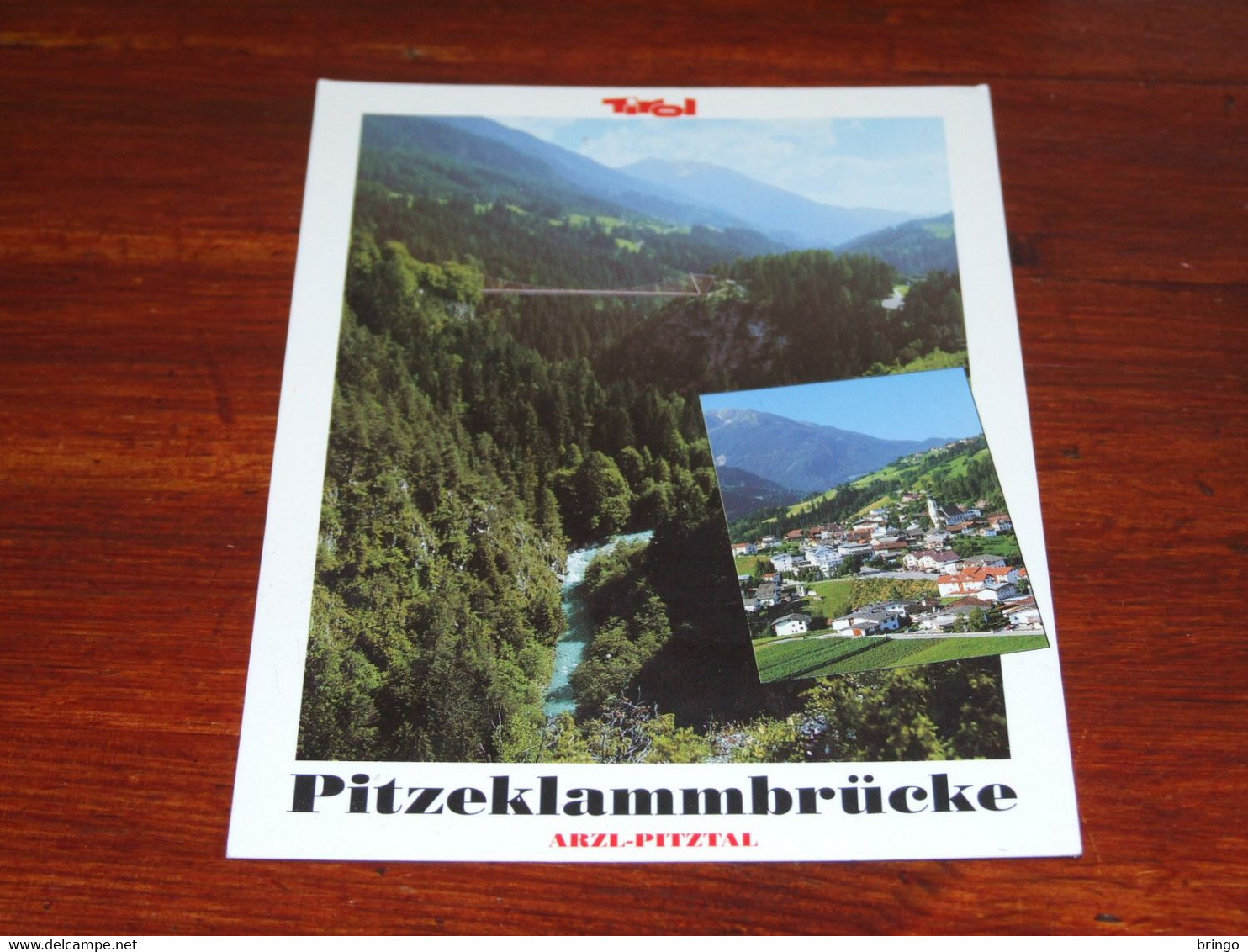 46913-                       PITZTALKLAMMBRÜCKE, ARZL-PITZTAL - Pitztal