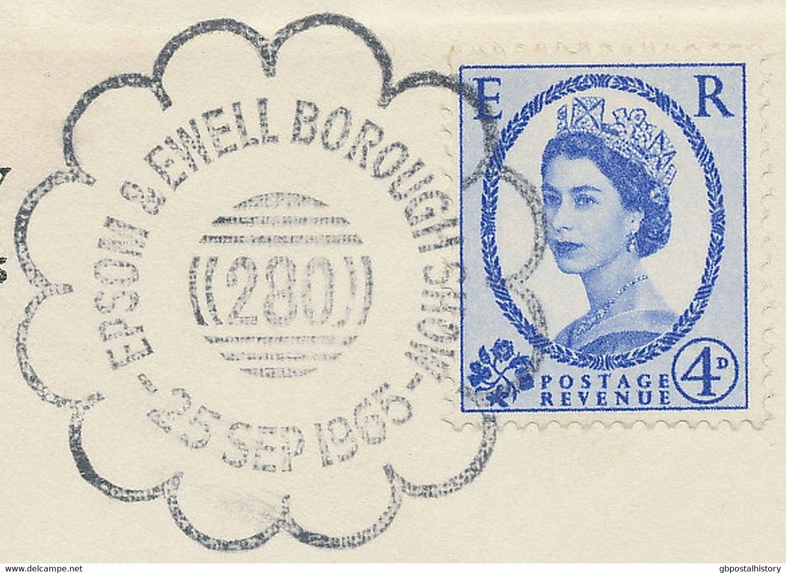 GB SPECIAL EVENT POSTMARK 1965 EPSOM & EWELL BOROUGH SHOW - Covers & Documents