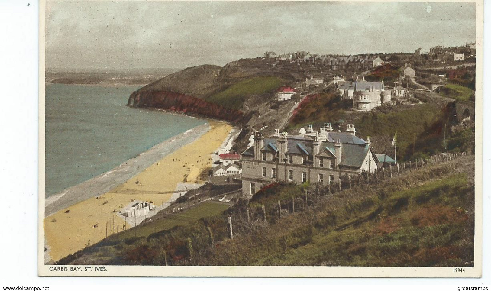 Postcard Cornwall St.ives Carbis Bay Unused No Publisher - St.Ives