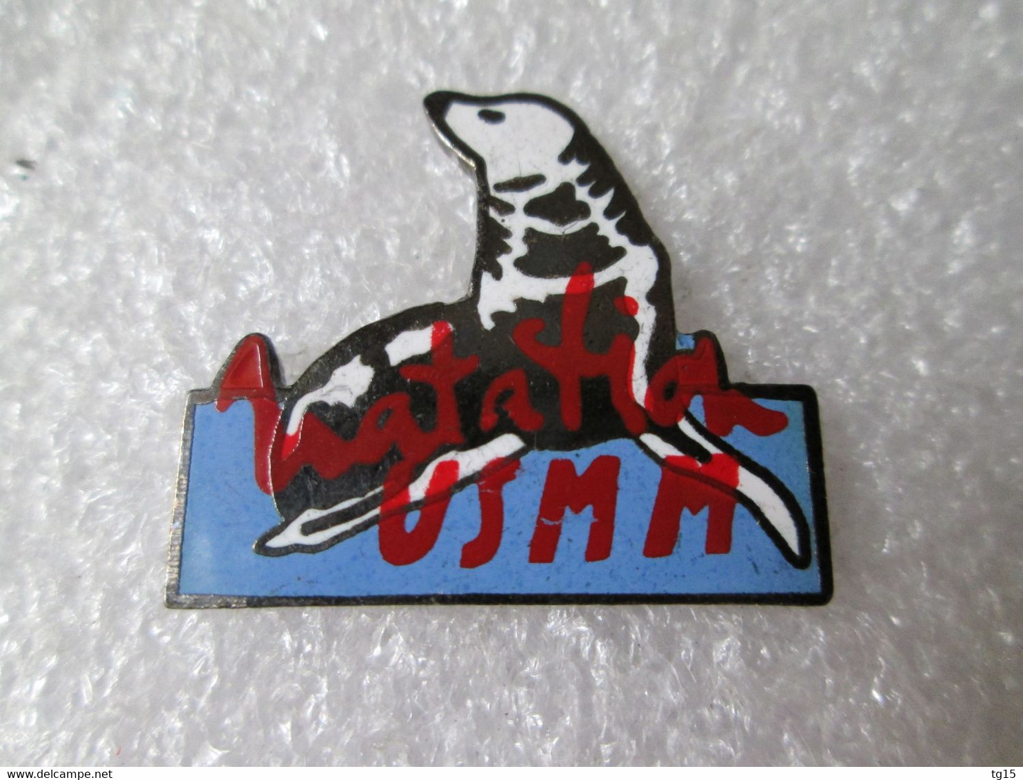 PIN'S    SPORT  NATATION   U S M M    ANIMAUX  OTARIE   Email Grand Feu - Natation