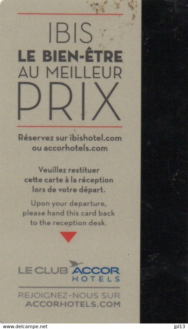 Clef D'hôtel - France - Ibis Hôtels, Marron - Hotel Key Cards