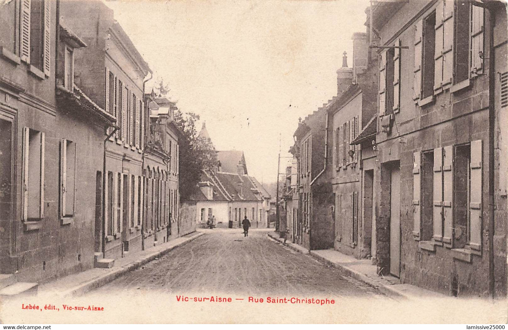 Aisne Vic Sur Aisne Rue Saint Christophe - Vic Sur Aisne