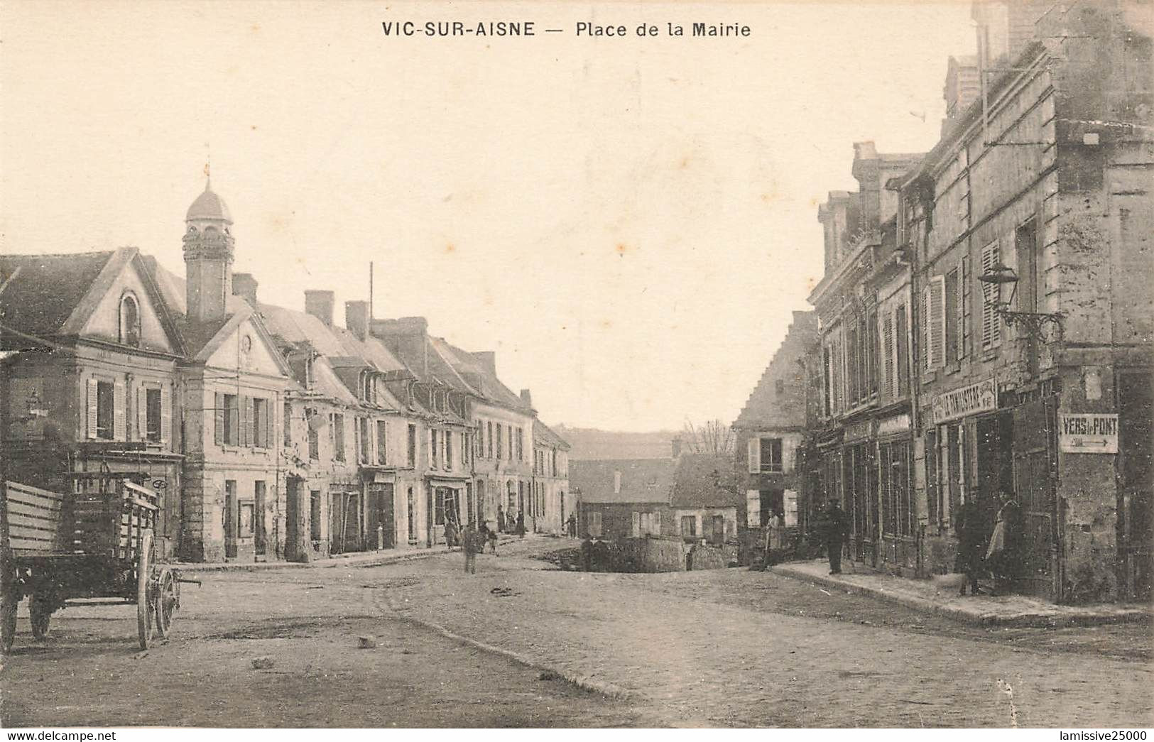 Aisne Vic Sur Aisne  Place De La Mairie - Vic Sur Aisne