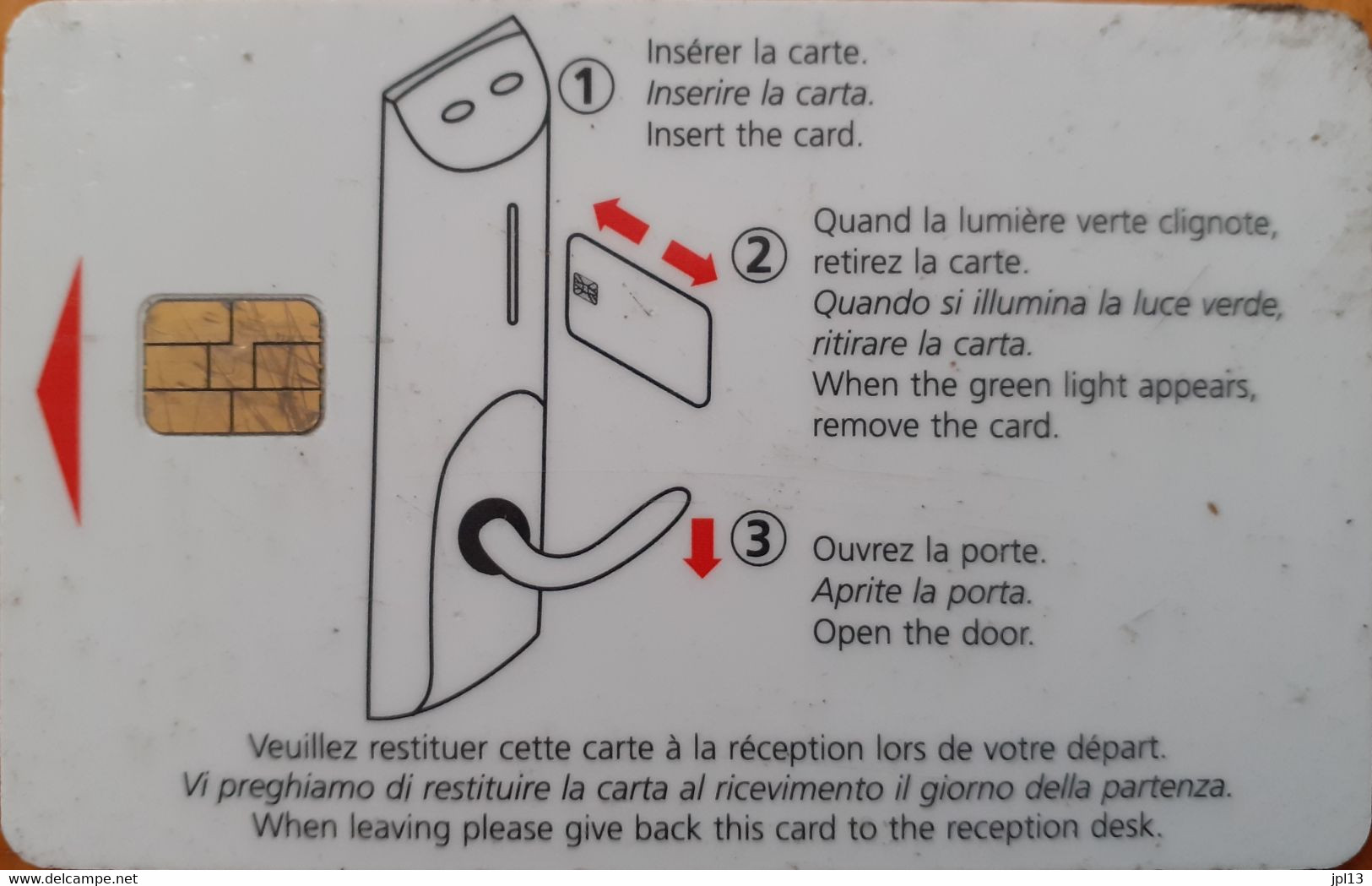Clef D'hôtel - France - Générique - Hotel Key Cards