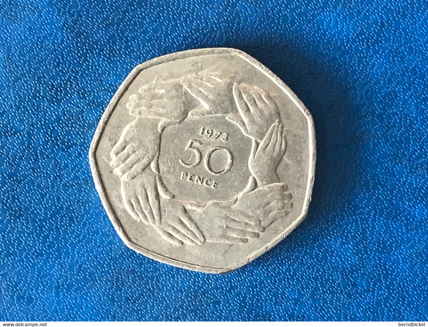 Gedenkmünze Großbritanien 50 Pence 1973 Eintritt Europäische Wirtschaftsgemeinschaft - 50 Pence