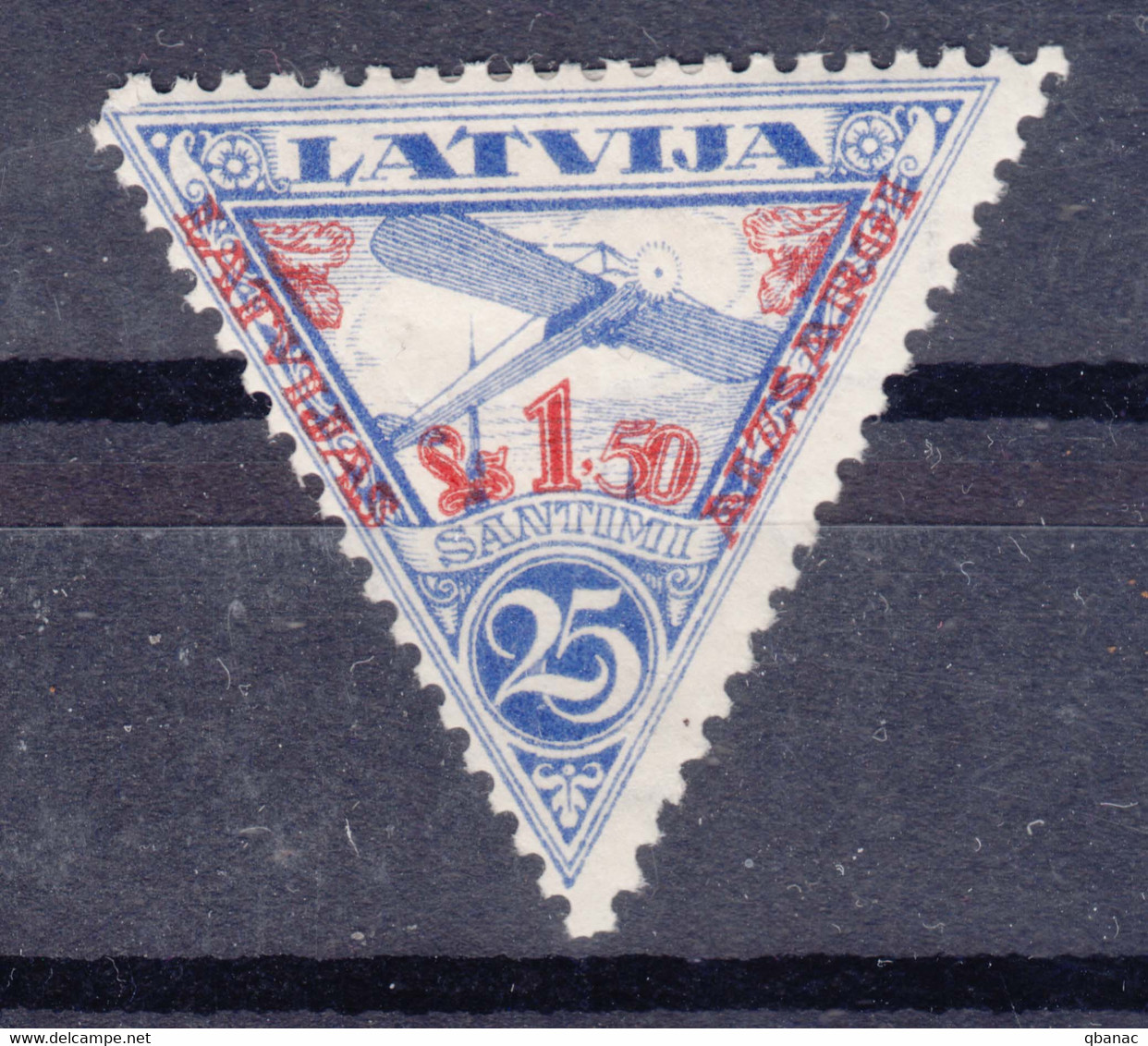 Latvia Lettland 1931 Airmail Mi#192 A, Mint Hinged - Lettland