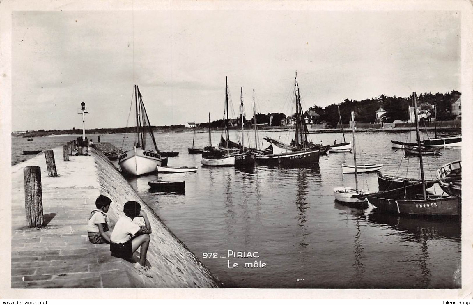 [44] PIRIAC - Le Môle - Enfants - Bateaux - Cpsm ± 1950 ( ͡♥ ͜ʖ ͡♥) ♥ - Piriac Sur Mer