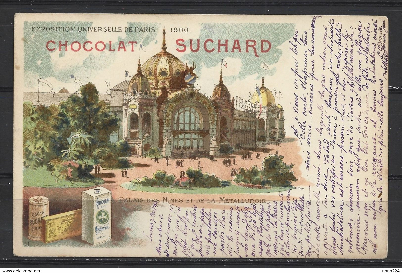 Carte P De 1903 ( Chocolat Suchard / La Carte Envoi De Travers ) - Travers