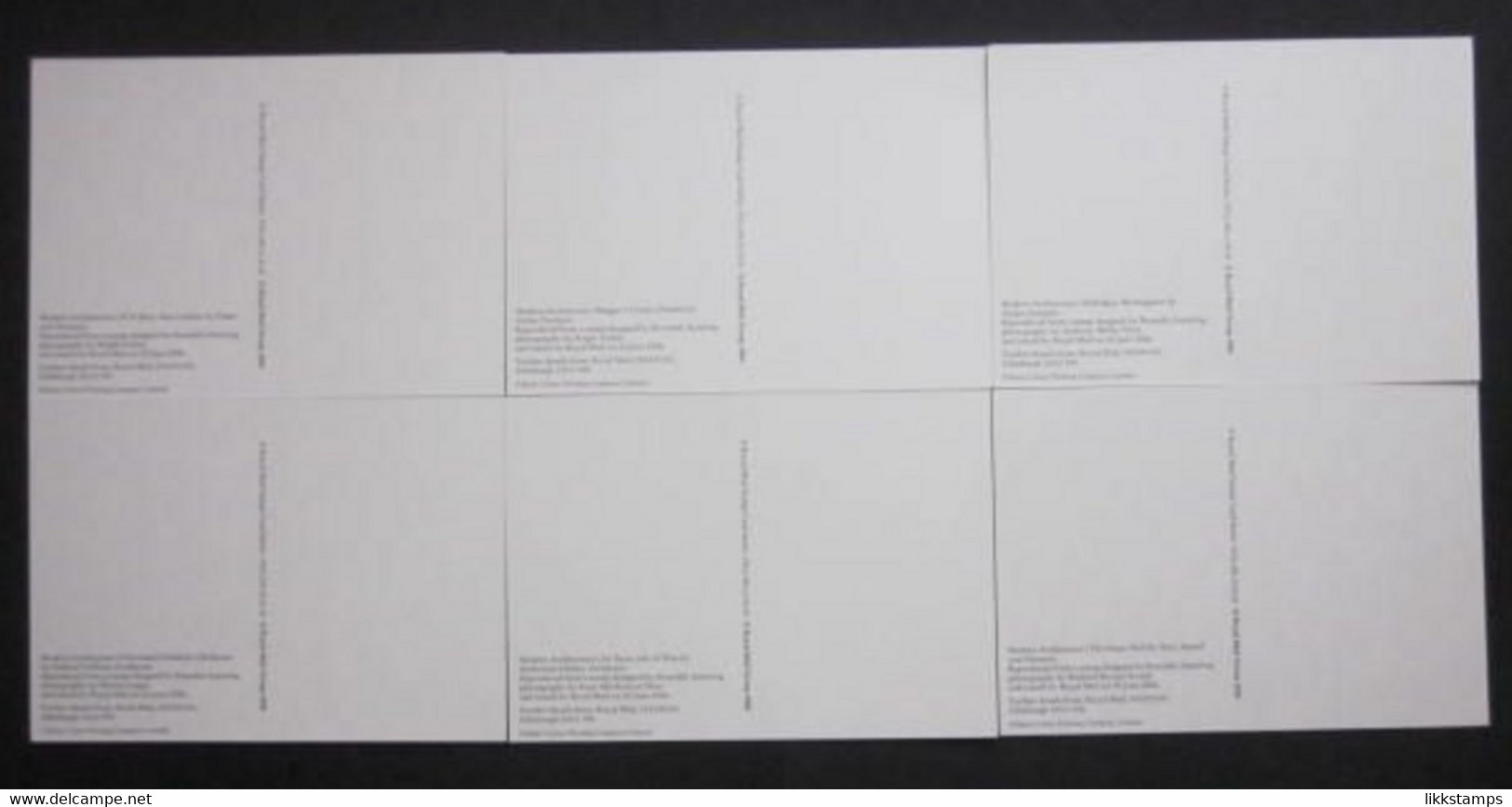 2006 MODERN ARCHITECTURE P.H.Q. CARDS UNUSED, ISSUE No. 288 (C) #00792 - PHQ Cards