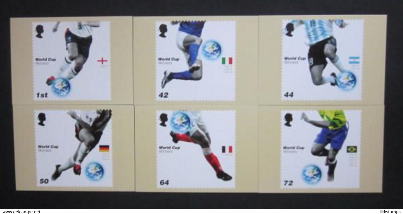 2006 THE WORLD CUP FOOTBALL CHAMPIONSHIP P.H.Q. CARDS UNUSED, ISSUE No. 287 (B) #00793 - Cartes PHQ