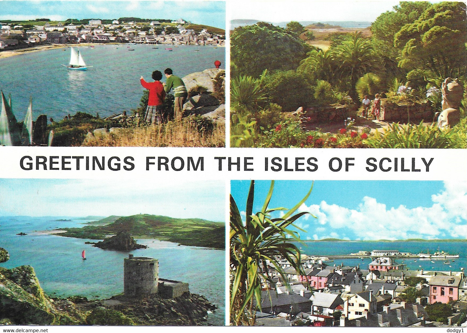 SCENES FROM THE SCILLY ISLANDS, ENGLAND. USED POSTCARD   Ew9 - Scilly Isles