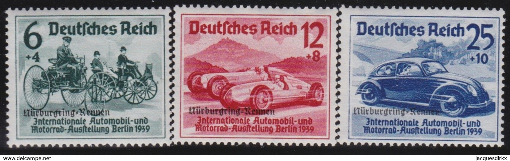 Deutsches Reich    .   Michel   .    695/697  (2 Scans)     .   **    .     Postfrisch   .     /   .    MNH - Nuovi