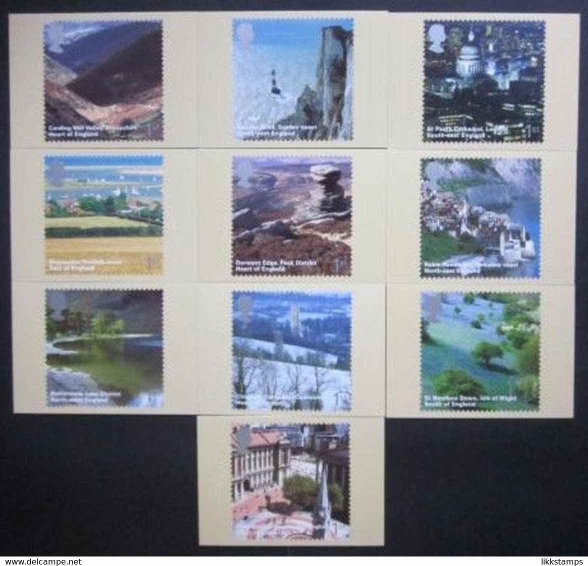 2006 A BRITISH JOURNEY ( 5th SERIES ): ENGLAND P.H.Q. CARDS UNUSED, ISSUE No. 283 (B) #00804 - Carte PHQ