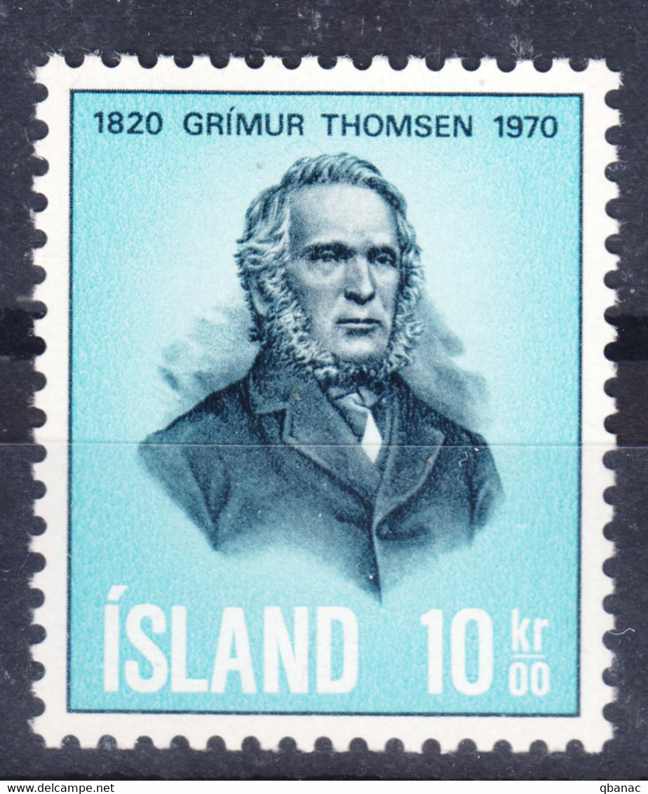 Iceland Island Ijsland 1970 Mi#445 Mint Never Hinged - Unused Stamps