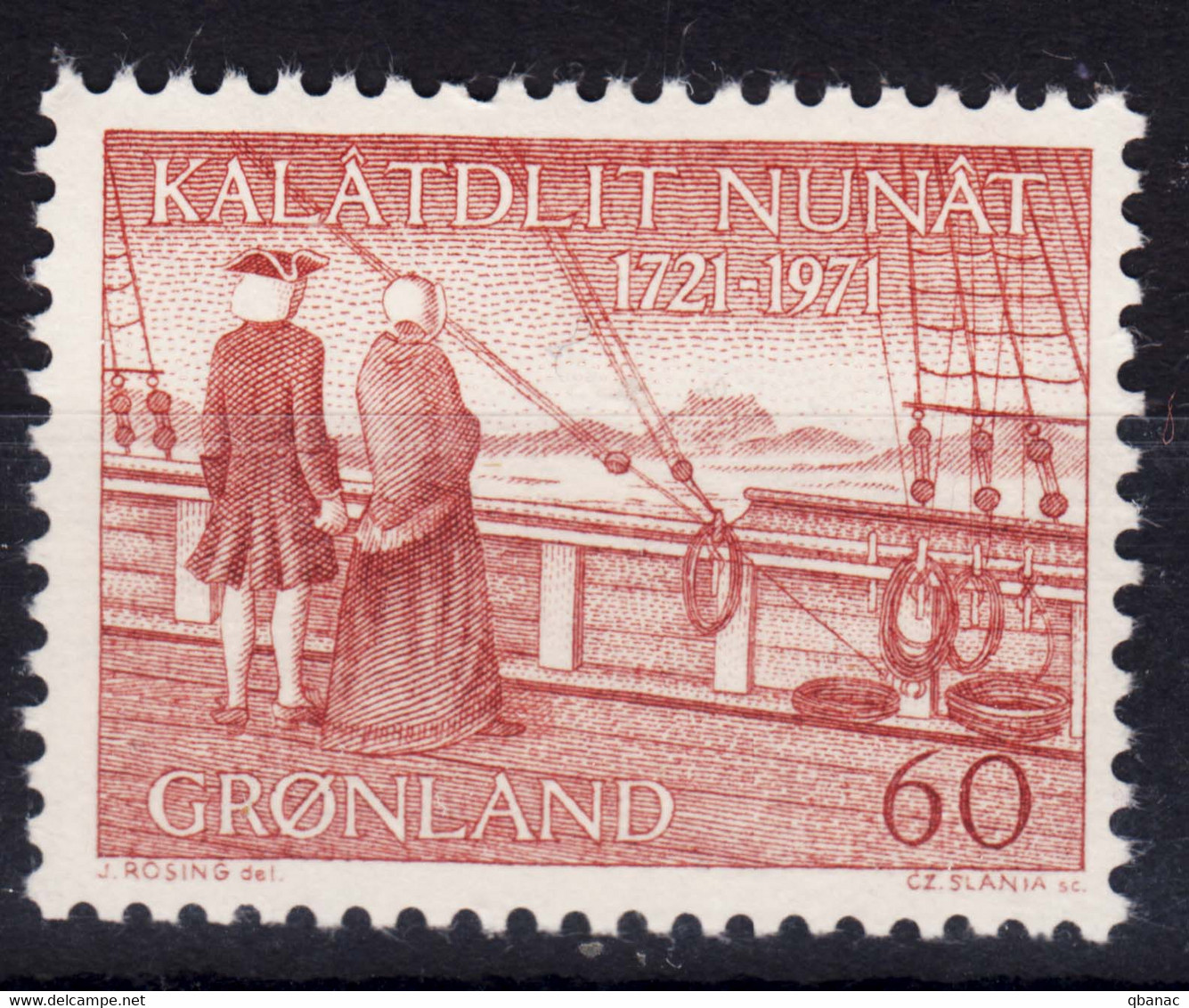 Gronland Greenland 1971 Mi#77 Mint Never Hinged - Ungebraucht