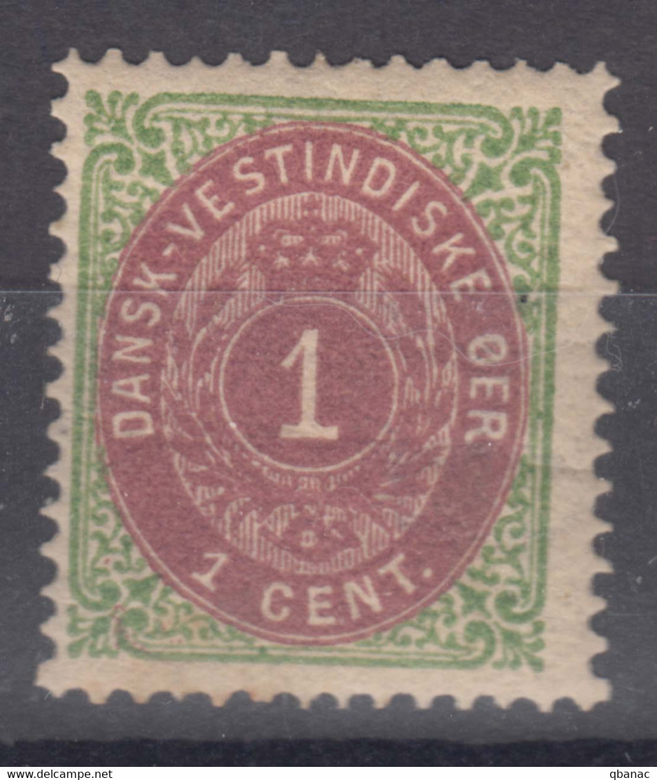 Denmark Danish Antilles (West India) 1873 Normal Frame Mi#5 I Mint Hinged - Deens West-Indië