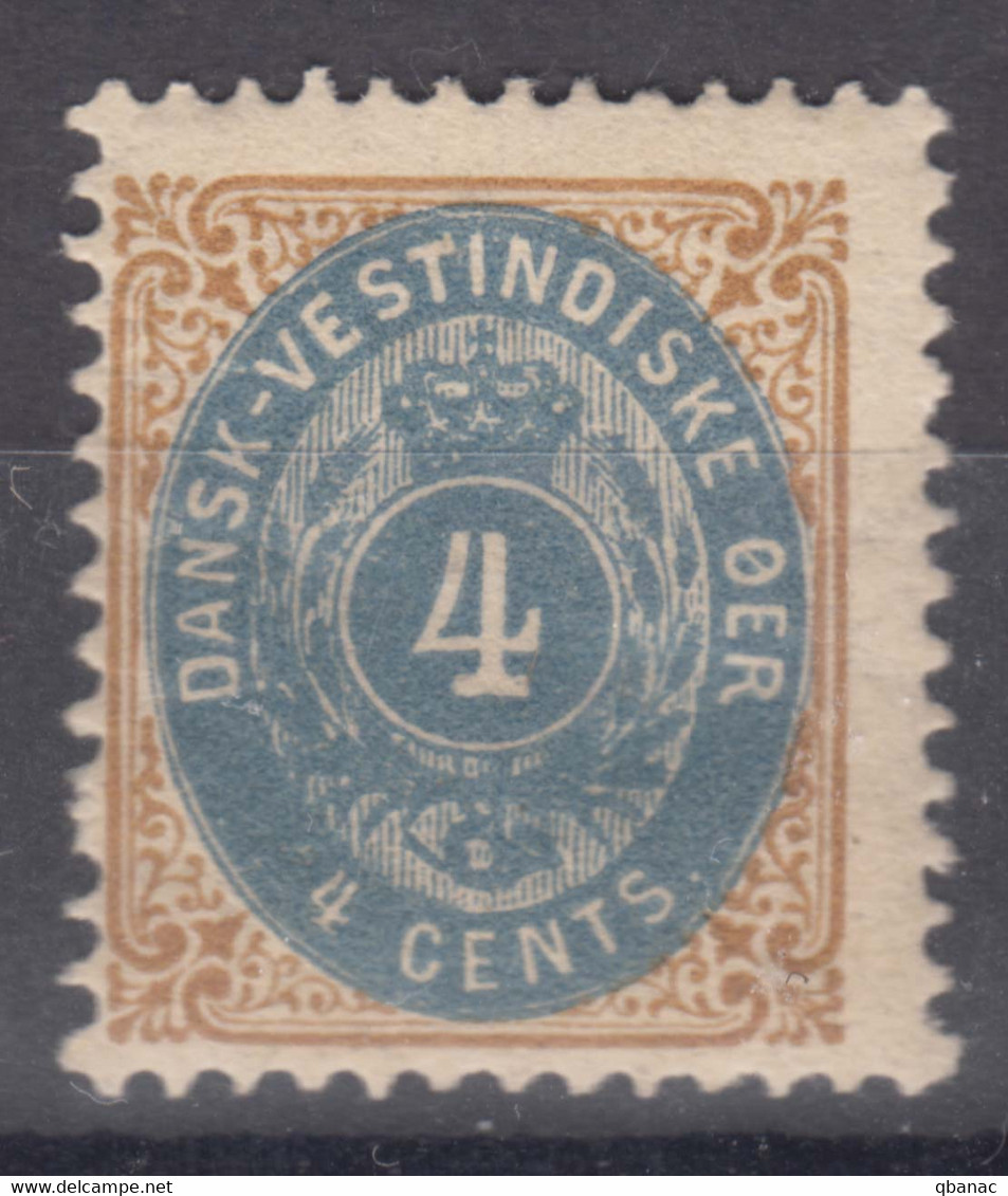 Denmark Danish Antilles (West India) 1896 Normal Frame Mi#18 I Mint Hinged - Dänische Antillen (Westindien)