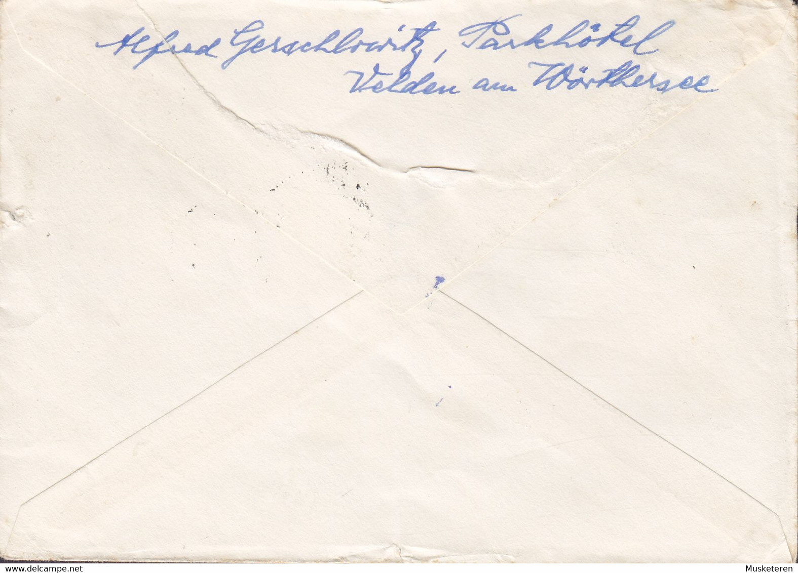 Uprated Postal Stationery Ganzsache PRIVATE Print Pro Juventute 4x Trachten VELDEN Wörthersee 1958 GENTOFTE Denmark - Other & Unclassified