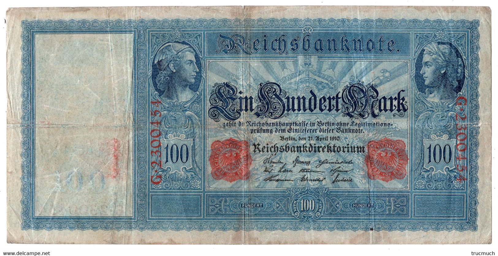 24 - ALLEMAGNE - 100 Mark - Berlin, 21.04.1910 - 100 Mark