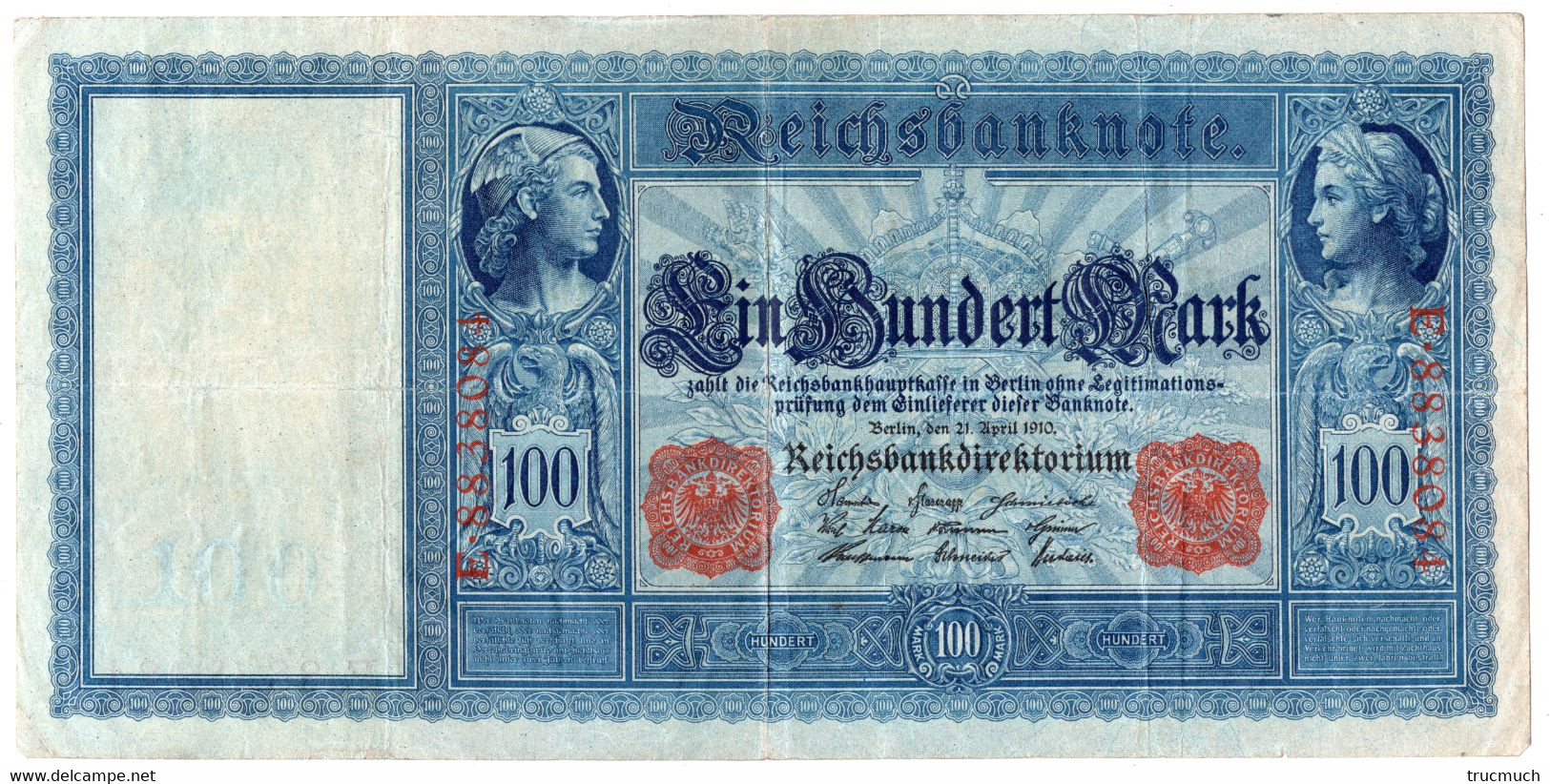 25 - ALLEMAGNE - 100 Mark - Berlin, 21.04.1910 - 100 Mark