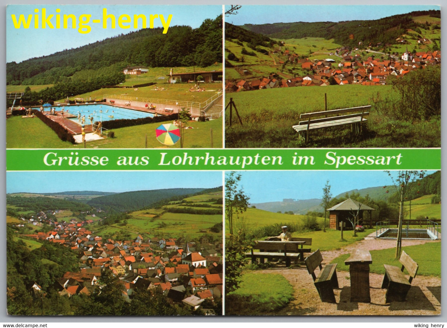 Flörsbachtal Lohrhaupten Im Spessart - Mehrbildkarte 1   Mit Schwimmbad Und Kneipp Wassertretanlage - Main - Kinzig Kreis