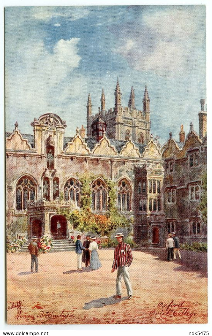 ARTIST : H. B. WIMBUSH - OXFORD, ORIEL COLLEGE (TUCK'S OILETTE) - Wimbush