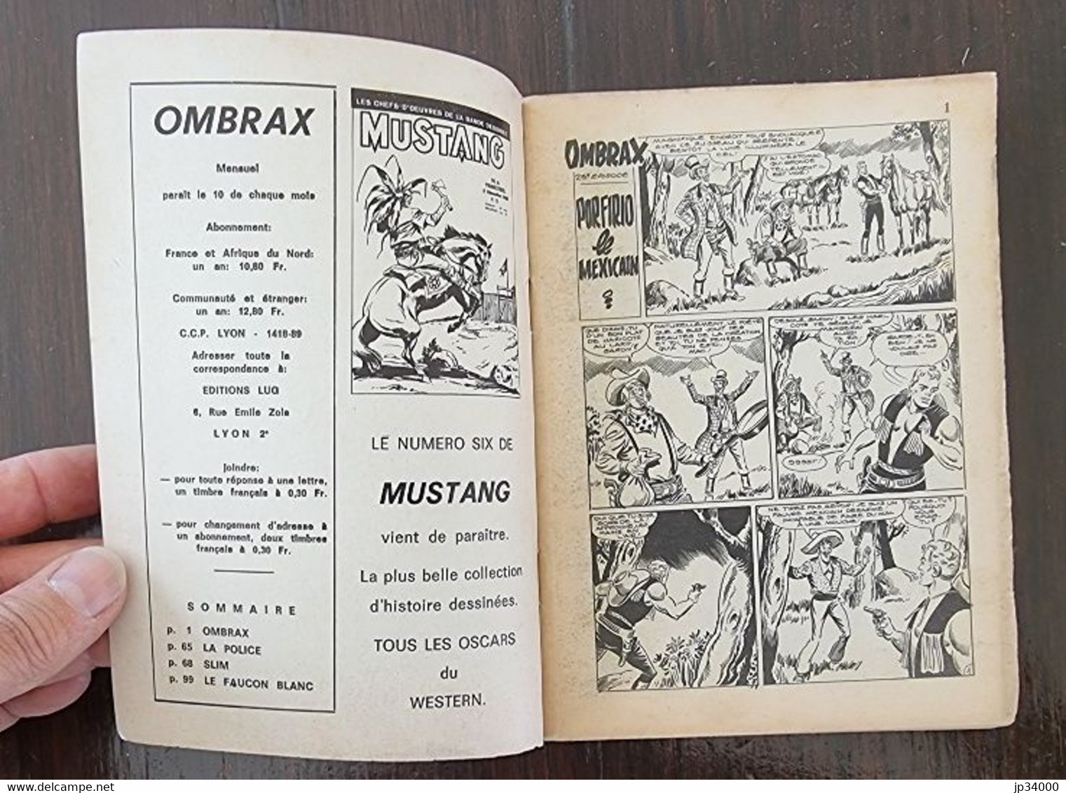 OMBRAX N° 23 Du 10/12/1967. Publié Chez Lug - Ombrax