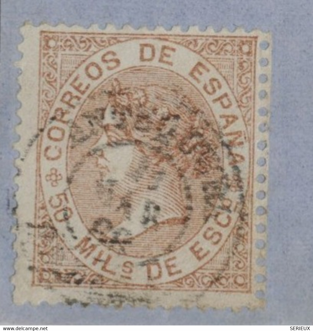 N4 ESPANA  LETTRE DEVANT 1868 + ANDALUCIA  ALTA PETIT BUREAU ANTEQUERA  POUR OSUNA+ AFFRANCH.  INTERESSANT - Briefe U. Dokumente